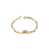 Bracciale per bambini - oro giallo 18k (750) - Scatola Regalo - Certificato di garanzia