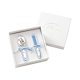 Disney Baby Prima Infanzia - Set Box Regalo con Spazzola Capelli e Pettine indispensabile tra gli Accessori Neonato con finiture Winnie The Pooh in Argento