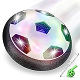 lenbest Hover Ball Calcio, Pallone da Calcio da Interno Fluttuante con Luci a LED, Hover Calcio Soccer Ball Sportivo Regalo Giochi Bambini (Fischietto di...