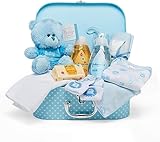 Baby Box Shop Baby Shower Regalo14 regalo per neonato maschio - Set Regalo Neonato Nascita Bimbo - Set Bagno Neonato, Set Nscita Neonato - Regalo Neonato...