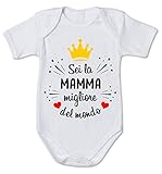 fashwork Body Mamma Sei la mamma migliore del mondo idea regalo per la mamma