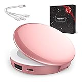 Regalo Per Donna – Powerbank Comspecchio a Led Per Iphone Samsung – Regalo Di Compleanno – Regalo Di San Valentino – Regalo Per Sorella – Regalo Per...