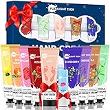 Set Creme Mani Regalo,Crema Mani Riparatrice,Crema Piedi,Balsamo per le Labbra,Idee Originali Regalo Natale Donna Cofanetto,Regalo Mamma Natale per la Mamma...