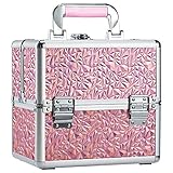 Joligrace Valigetta Trucchi Professionale Valigia Cofanetto porta Trucco Completa Beauty Case Donna Viaggio Valigetta porta Smalti per Unghie Valigetta...