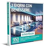 smartbox - Cofanetto Regalo per Uomo o Donna - 3 Giorni con Benessere - Idee Regalo Originale - 2 Notti con Colazione e Pausa Relax per 2 Persone