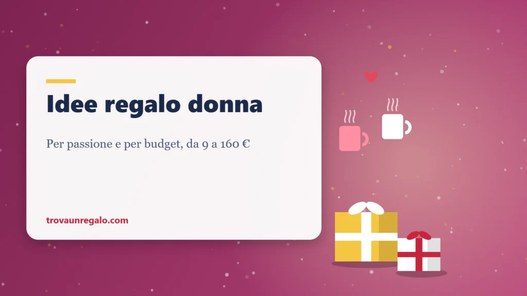Illustrazione: tazze, cuore e pacchi regalo