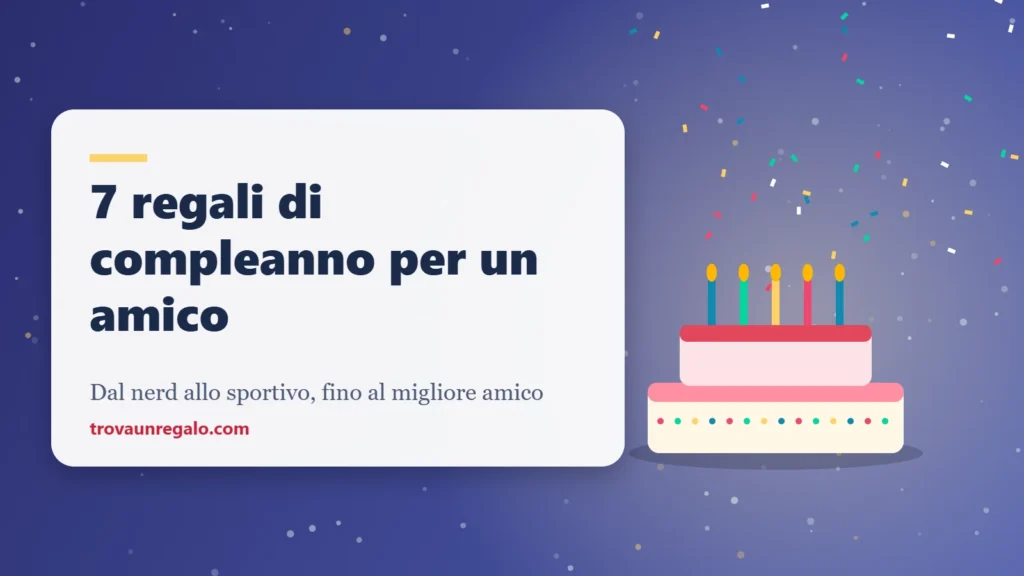 Illustrazione: torta di compleanno con candeline e coriandoli