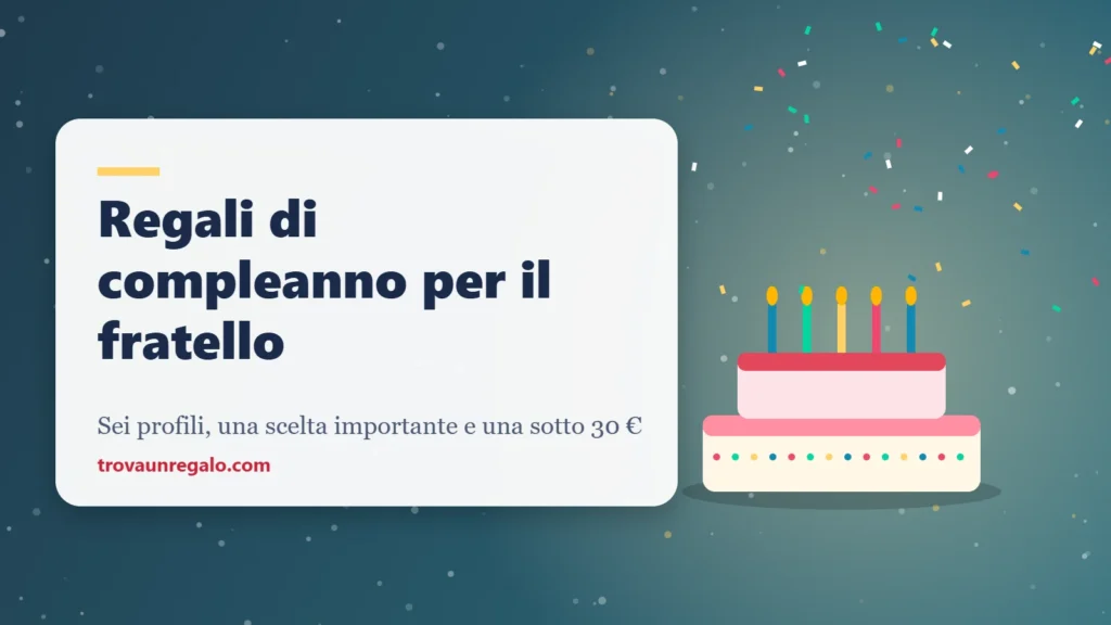 Illustrazione: torta di compleanno con candeline e coriandoli
