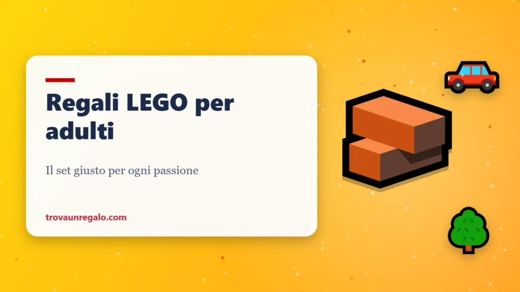 Regali LEGO per adulti