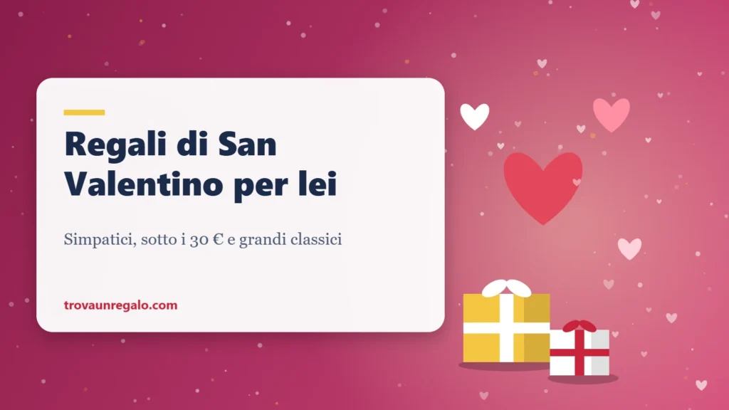 Illustrazione: cuori e pacchi regalo per San Valentino