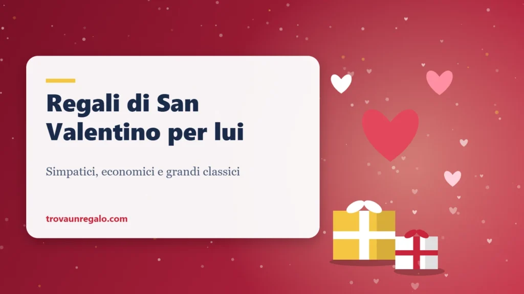 Illustrazione: cuori e pacchi regalo per San Valentino