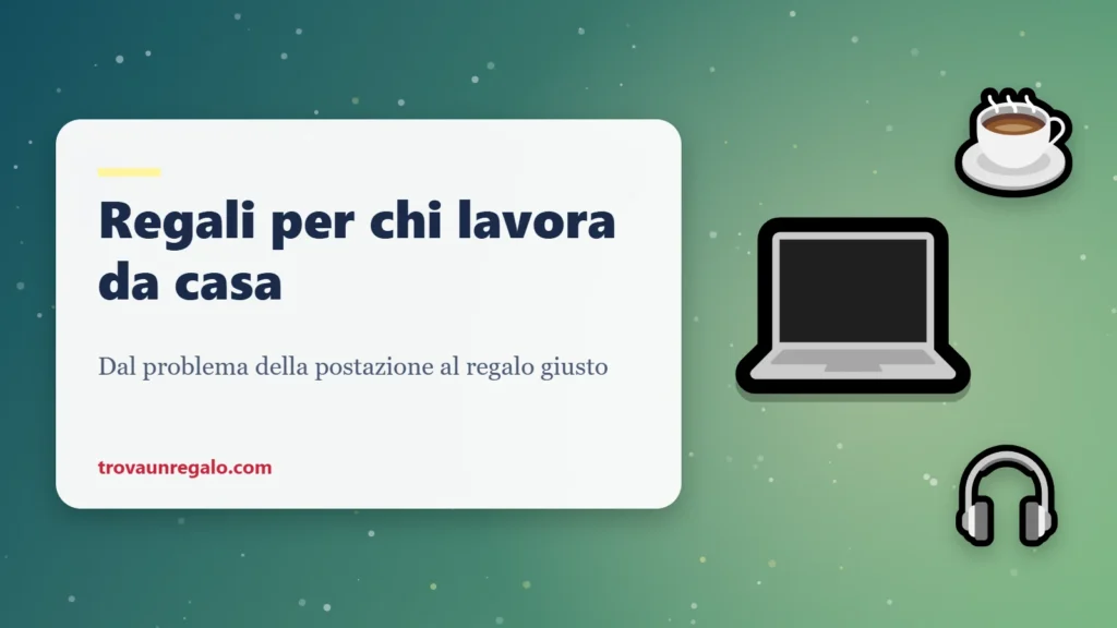 Regali per chi lavora in smart working: portatile, caffè e cuffie